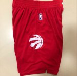 NBA 2019 Toronto Raptors earned shorts Rouge imprimé